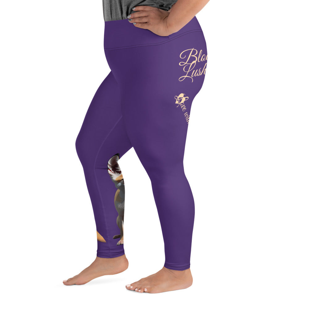 PURPLE VIRGO PLUS SIZE LEGGINGS NINAH 5