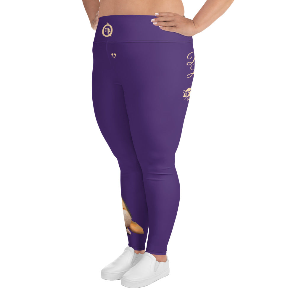 PURPLE VIRGO PLUS SIZE LEGGINGS NINAH 5