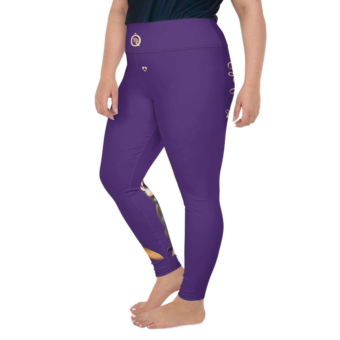 PURPLE VIRGO PLUS SIZE LEGGINGS NINAH 5