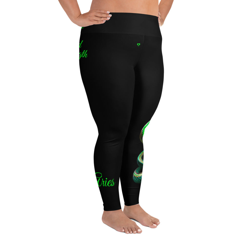 BLACK ARIES PLUS SIZE LEGGINGS NINAH 4