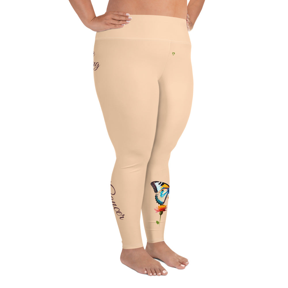 SANDY BEACH CANCER PLUS SIZE LEGGINGS NINAH 1