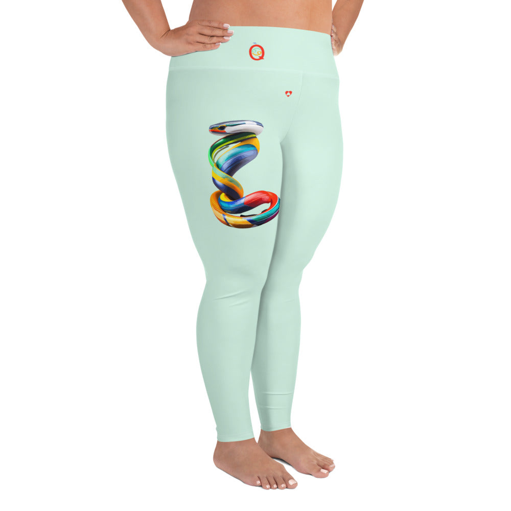 HUMMING BIRD CANCER PLUS SIZE LEGGINGS NINAH 2