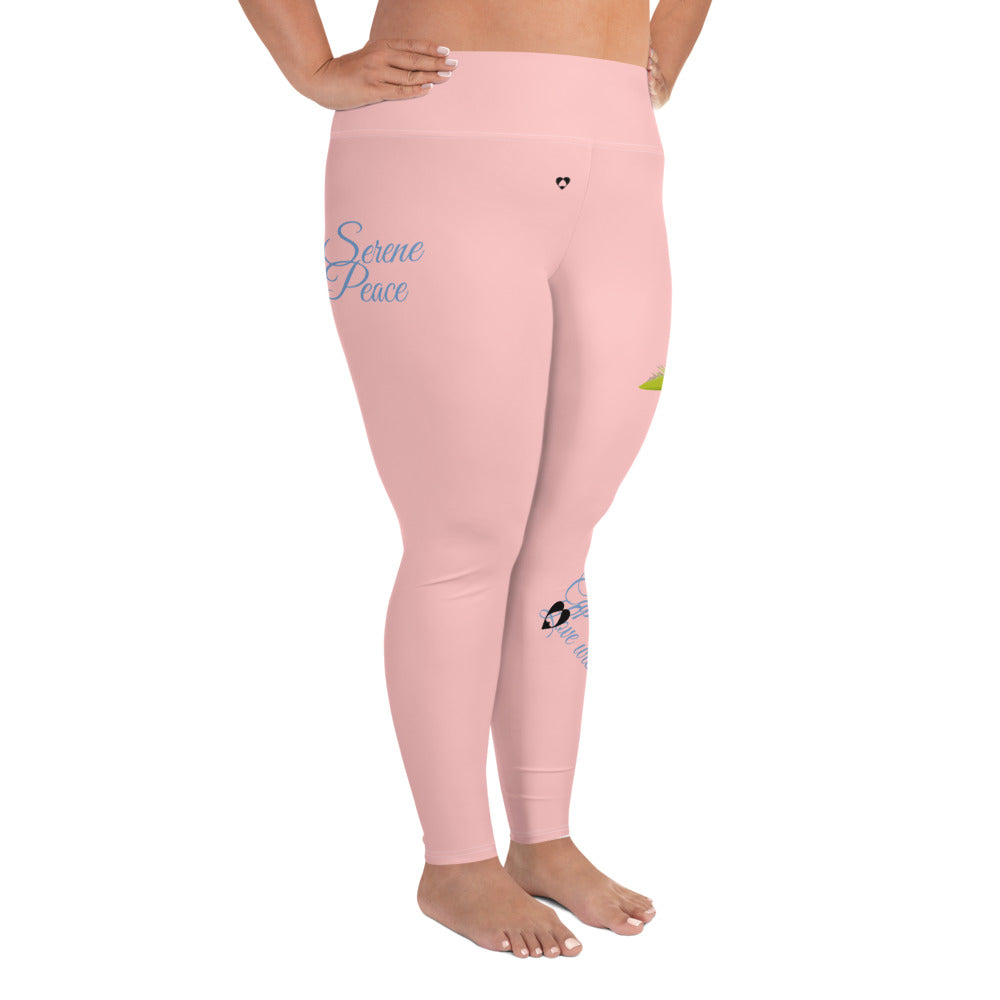 YOUR PINK CAPRICORN PLUS SIZE LEGGINGS NINAH 2