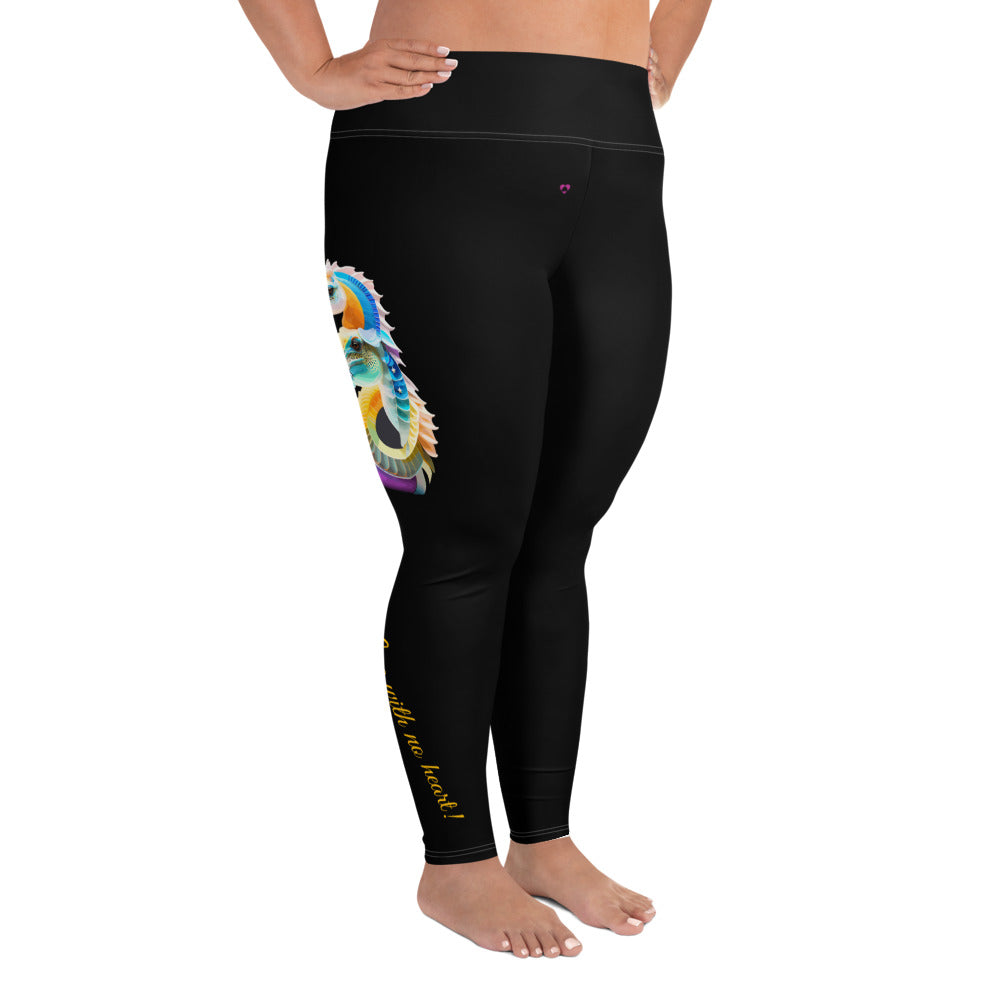 BLACK CAPRICORN PLUS SIZE LEGGINGS NINAH 4