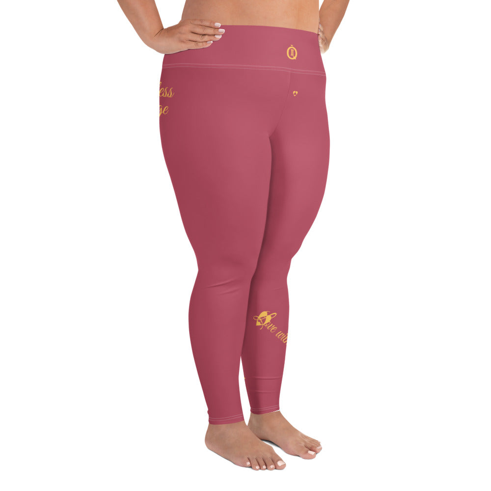 HIPPIE PINK GEMINI PLUS SIZE LEGGINGS NINAH 4