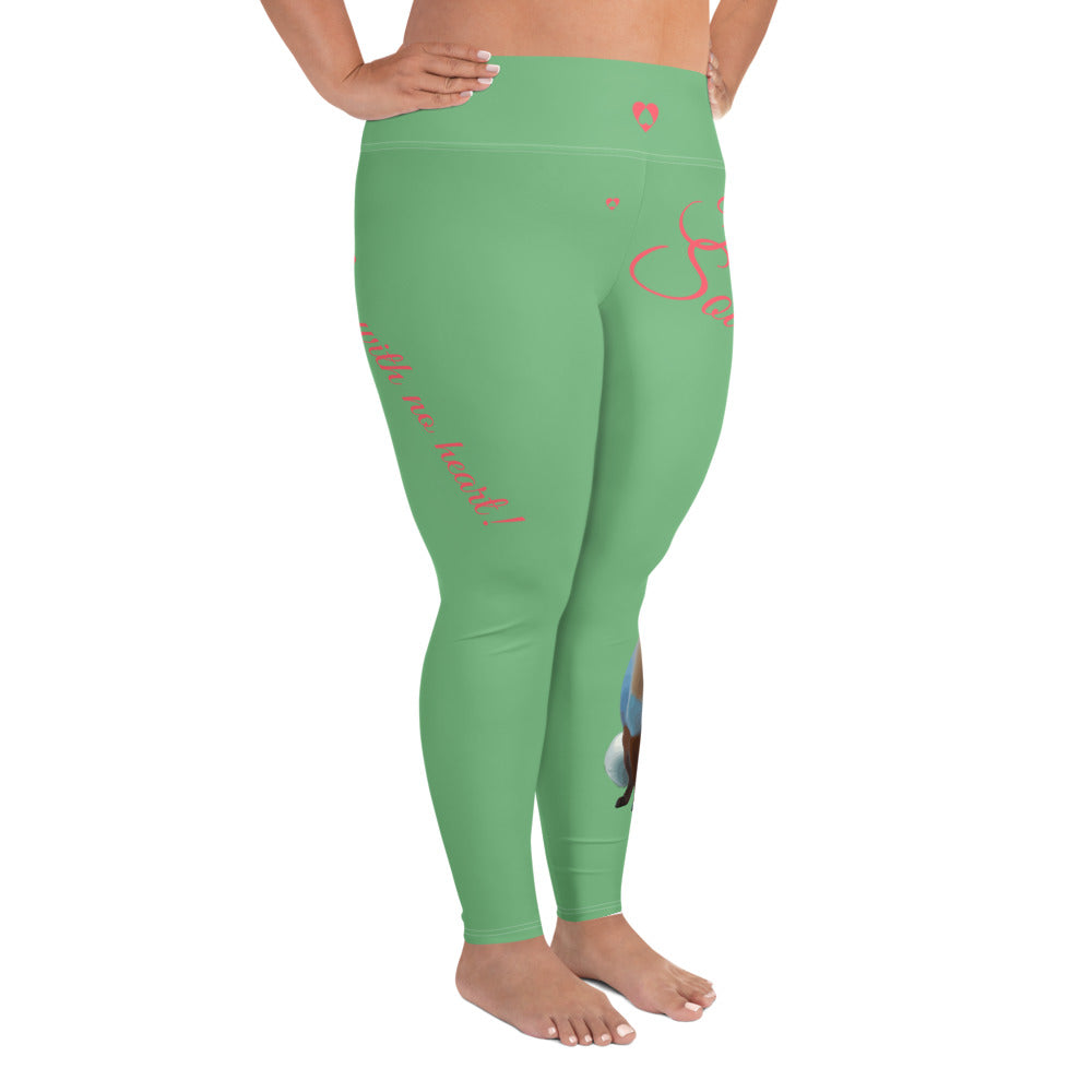 BAY LEAF LEO PLUS SIZE LEGGINGS NINAH 1