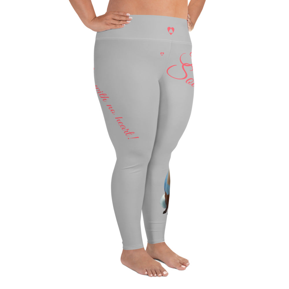 SILVER LEO PLUS SIZE LEGGINGS NINAH 1