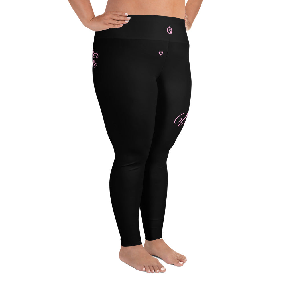 BLACK LEO PLUS SIZE LEGGINGS NINAH 3