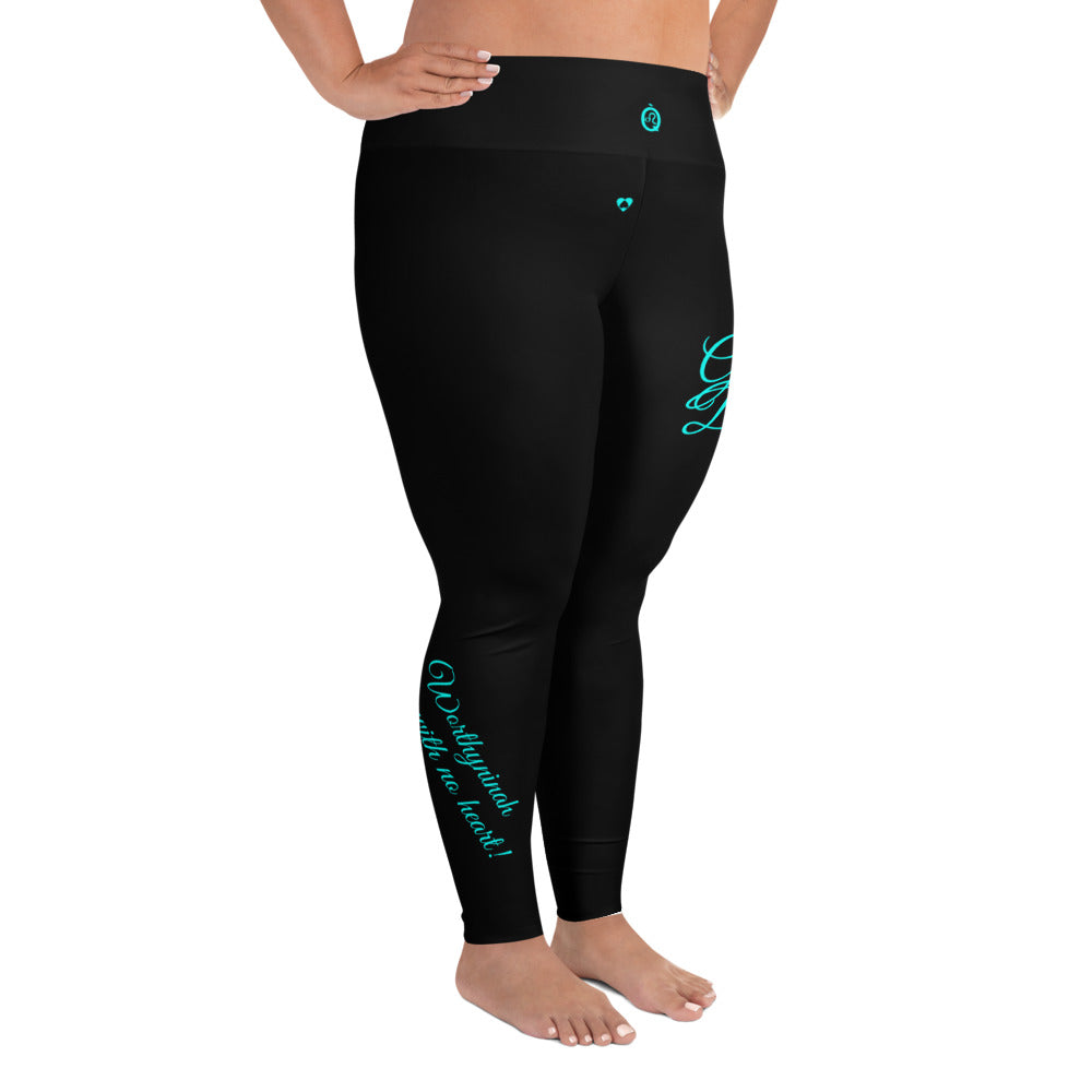 BLACK LEO PLUS SIZE LEGGINGS NINAH 4