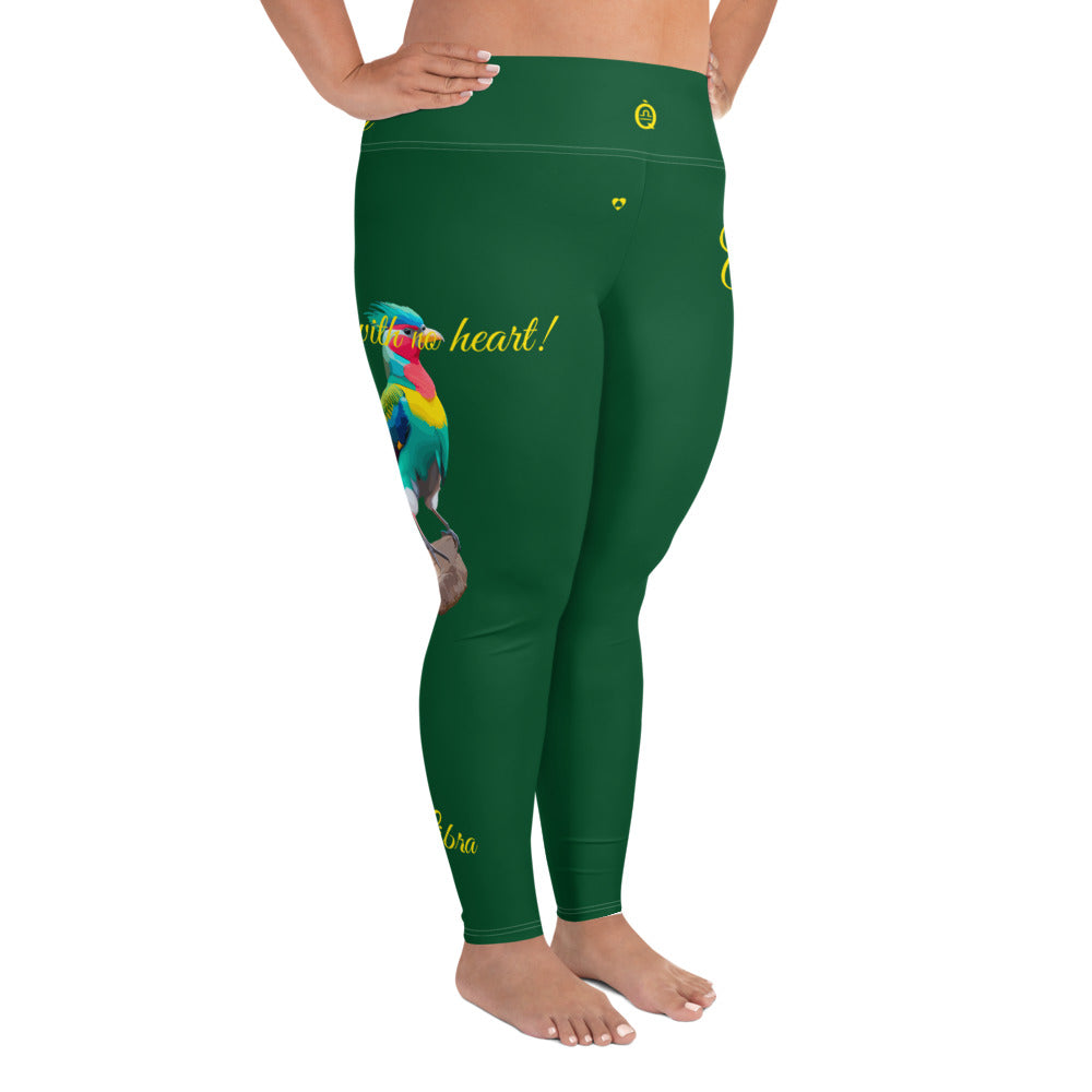 FOREST GREEN LIBRA PLUS SIZE LEGGINGS NINAH 2