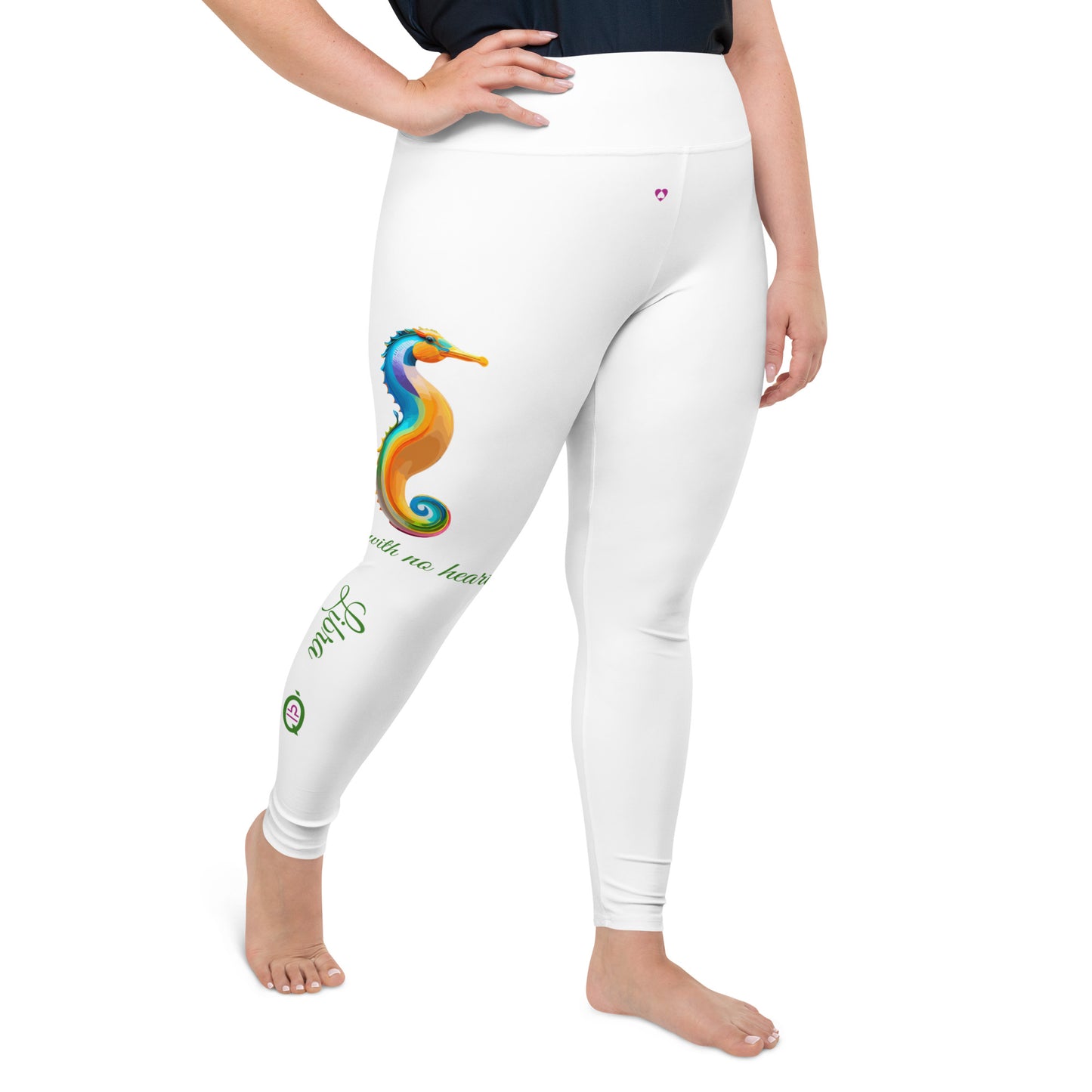 WHITE LIBRA PLUS SIZE LEGGINGS NINAH 3