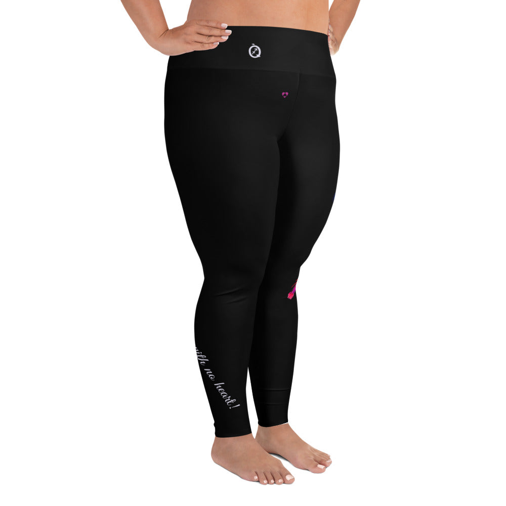 BLACK SAGITTARIUS PLUS SIZE LEGGINGS NINAH 3