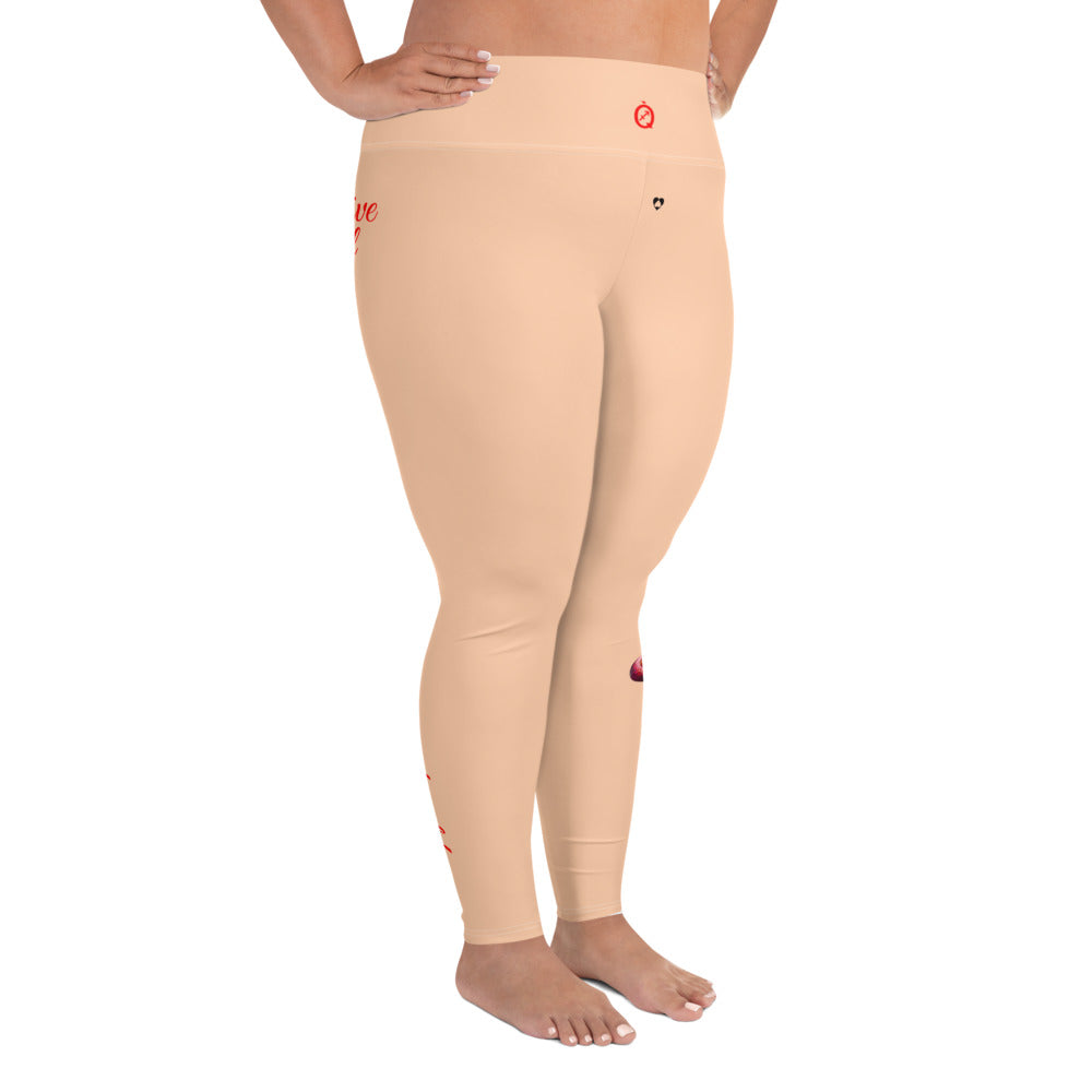 PEACH SAGITTARIUS PLUS SIZE LEGGINGS NINAH 4