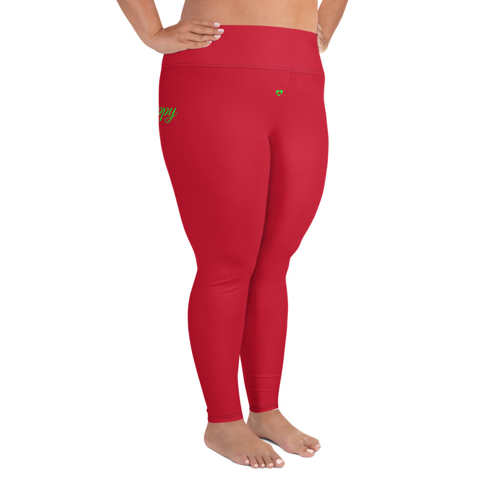 RED SCORPIO PLUS SIZE LEGGINGS NINAH 1