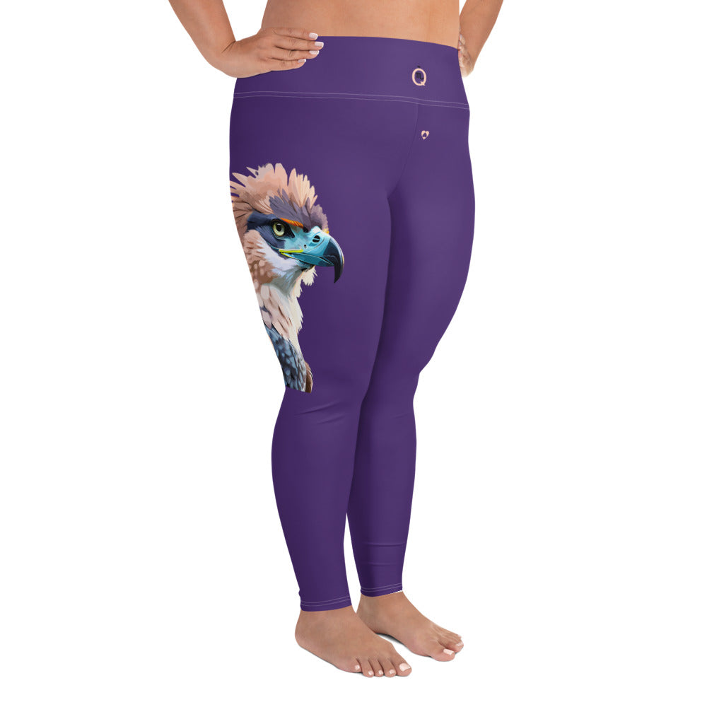 PURPLE SCORPIO PLUS SIZE LEGGINGS NINAH 2