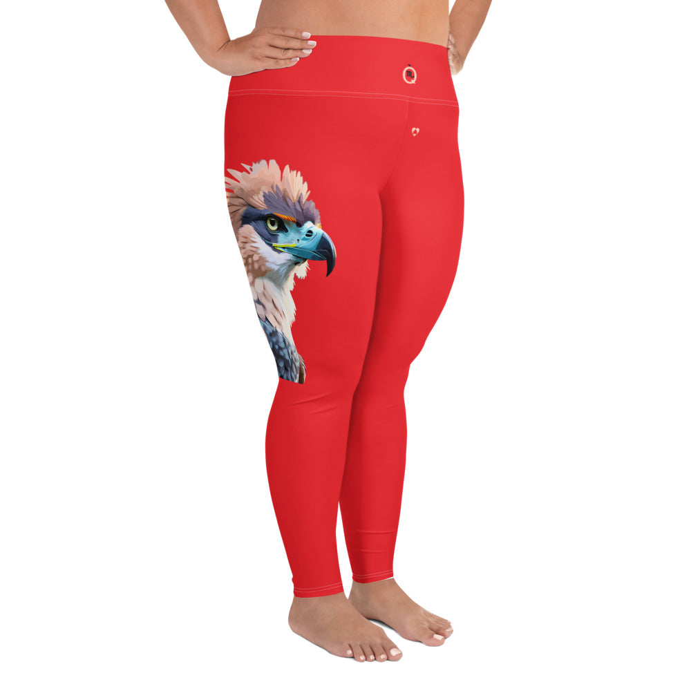 RED SCORPIO PLUS SIZE LEGGINGS NINAH 2