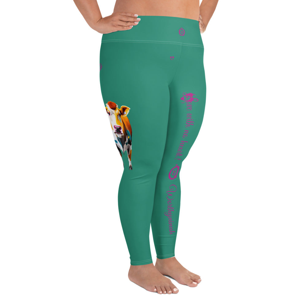 ELF GREEN TAURUS PLUS SIZE LEGGINGS NINAH 1