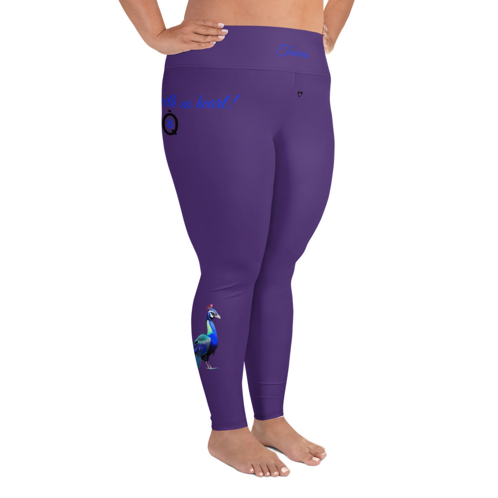 PURPLE TAURUS PLUS SIZE LEGGINGS NINAH 4