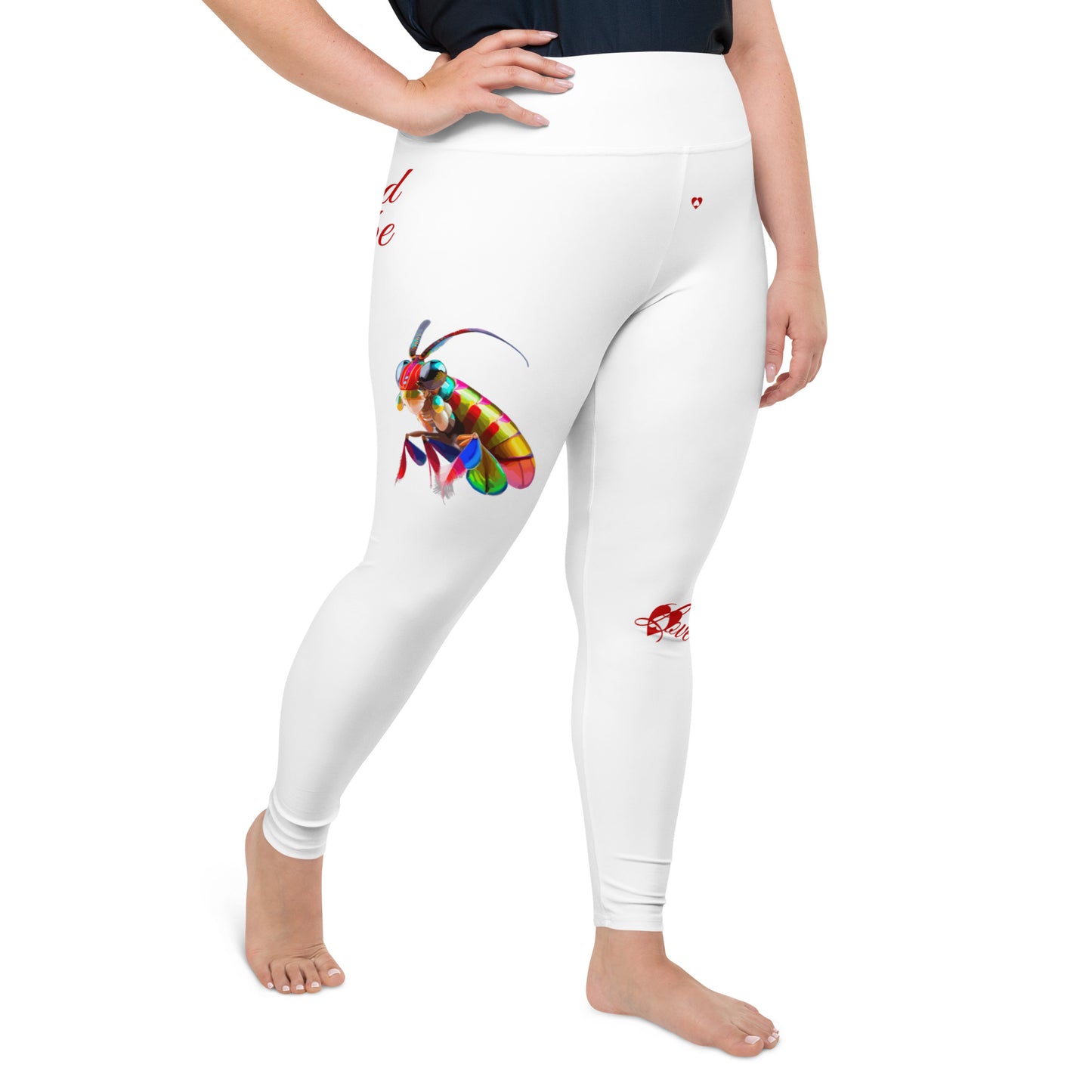 WHITE VIRGO PLUS SIZE LEGGINGS NINAH 2