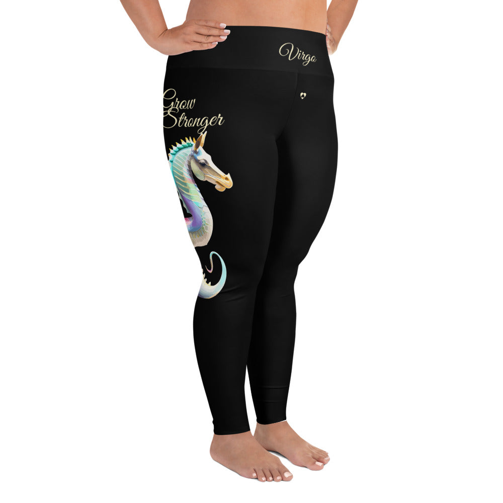 BLACK VIRGO PLUS SIZE LEGGINGS NINAH 3