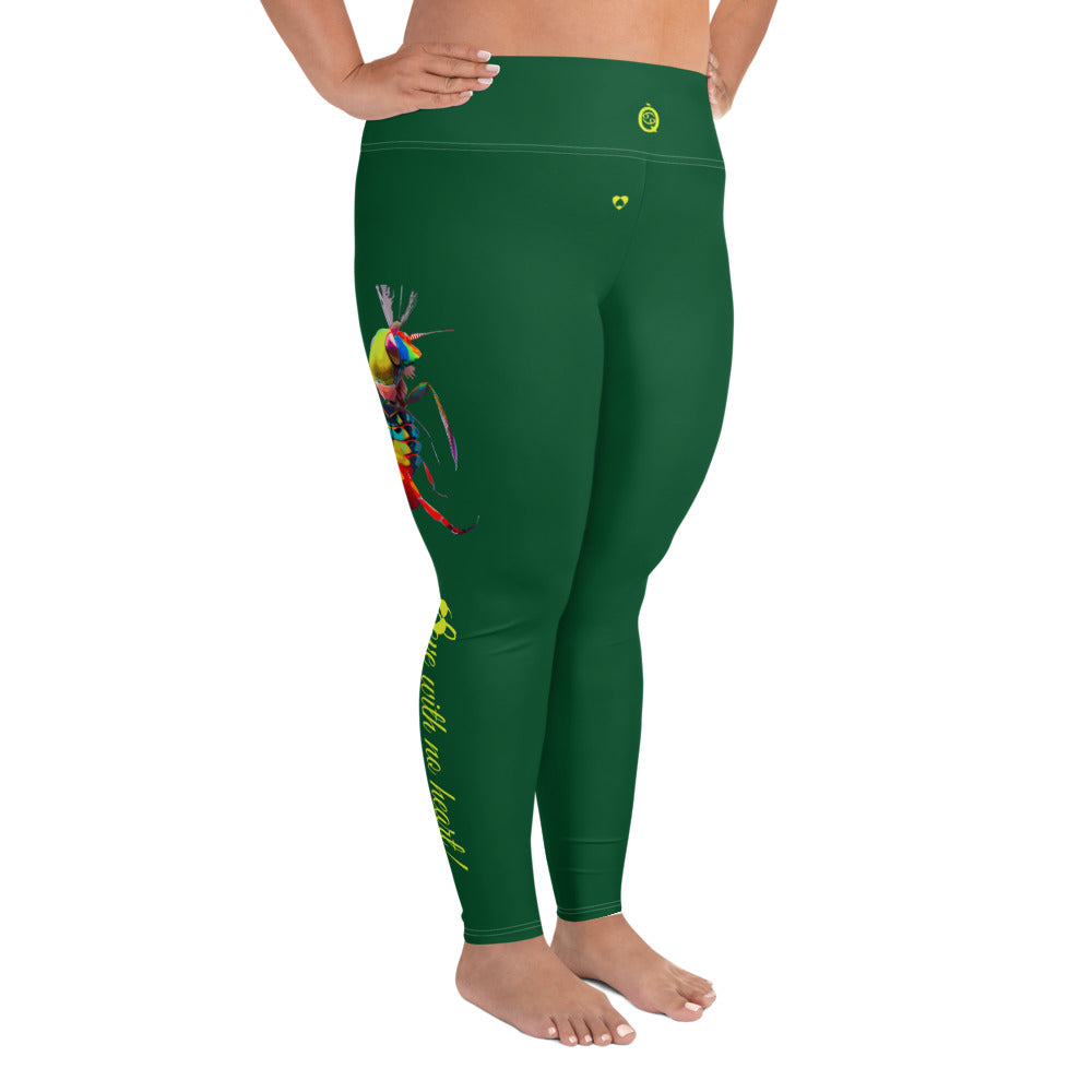 FOREST GREEN CANCER PLUS SIZE LEGGINGS NINAH 5