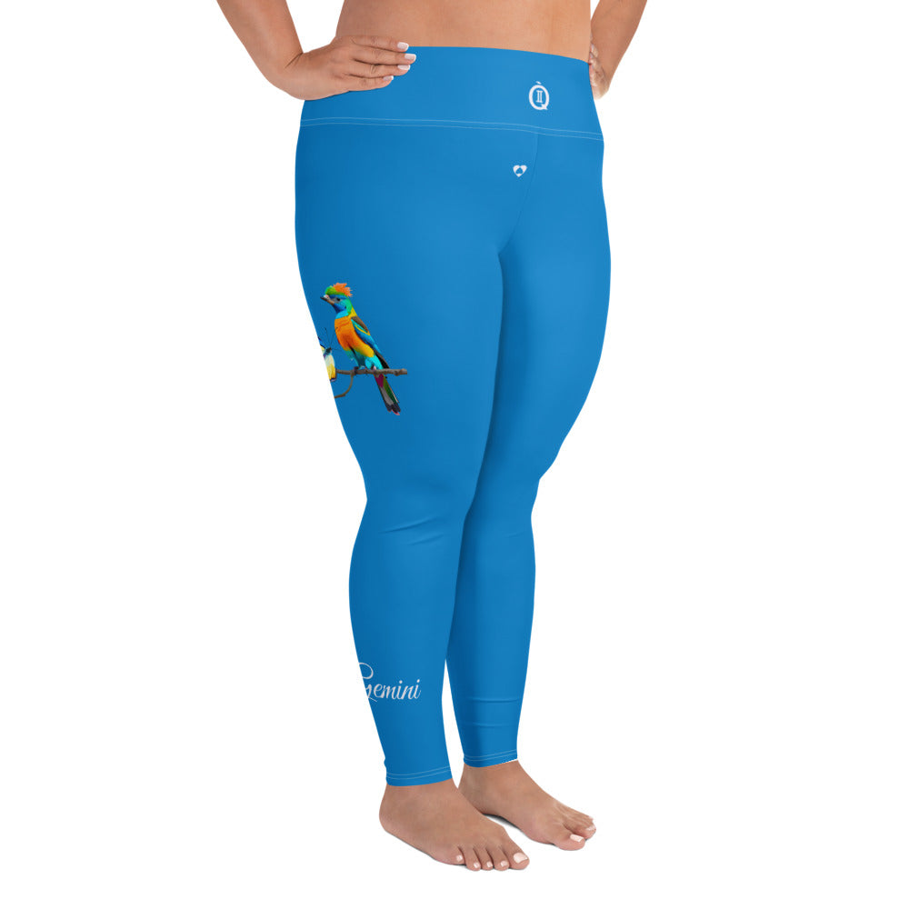 NAVY BLUE GEMINI PLUS SIZE LEGGINGS NINAH 5