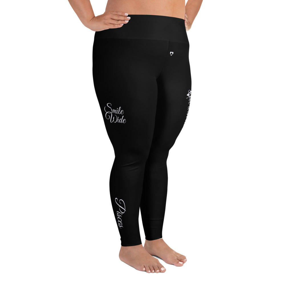 BLACK PISCES PLUS SIZE LEGGINGS NINAH 5