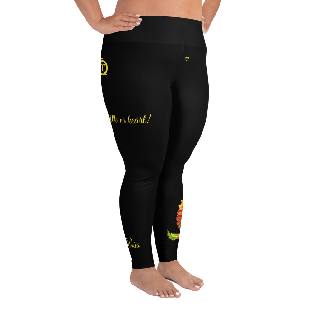 BLACK ARIES PLUS SIZE LEGGINGS NINAH 5