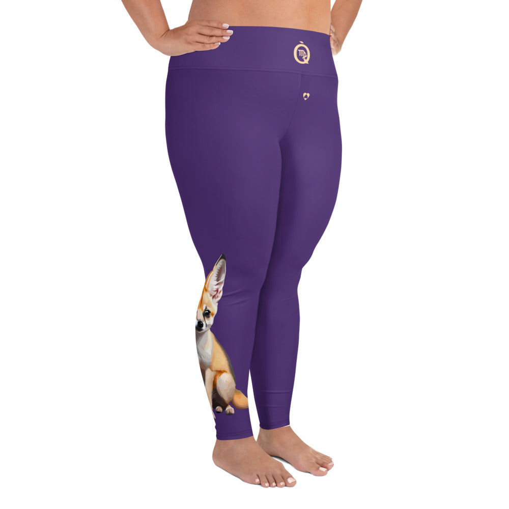 PURPLE VIRGO PLUS SIZE LEGGINGS NINAH 5