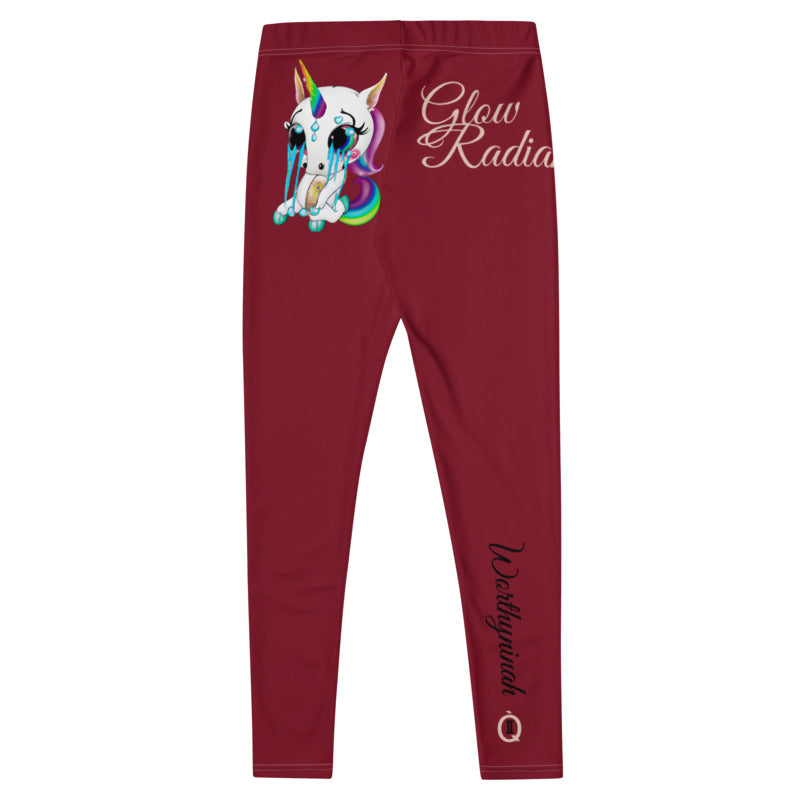 BURGUNDY GEMINI LEGGINGS NINAH 4