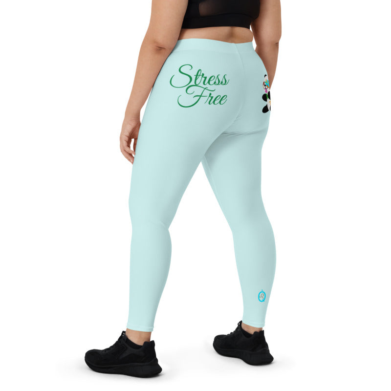 LIGHT CYAN LEO LEGGINGS NINAH 9