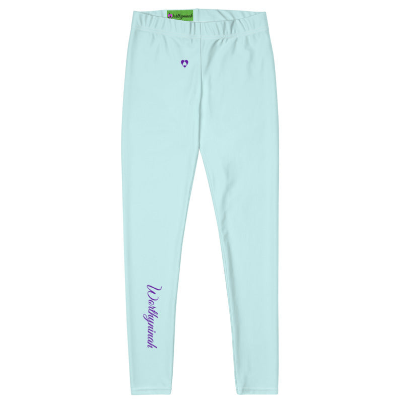 LIGHT CYAN AQUARIUS LEGGINGS NINAH 1