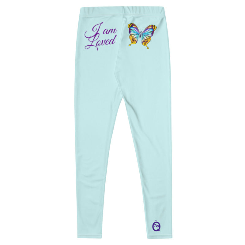 LIGHT CYAN AQUARIUS LEGGINGS NINAH 1