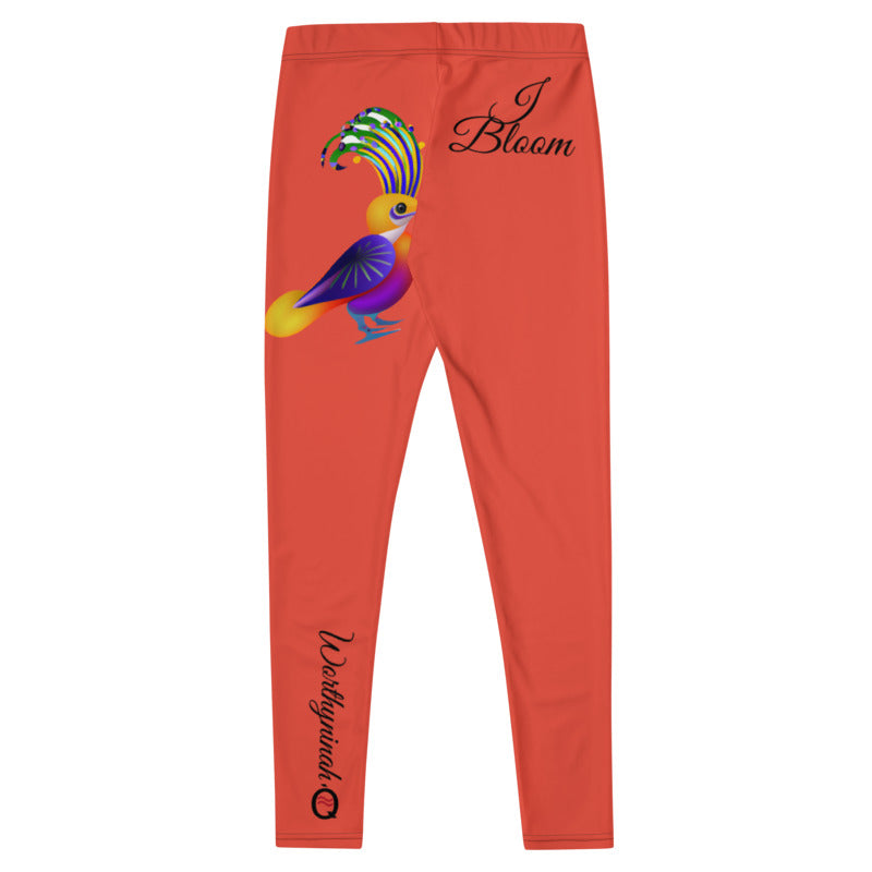 ORANGE RED AQUARIUS LEGGINGS NINAH 2