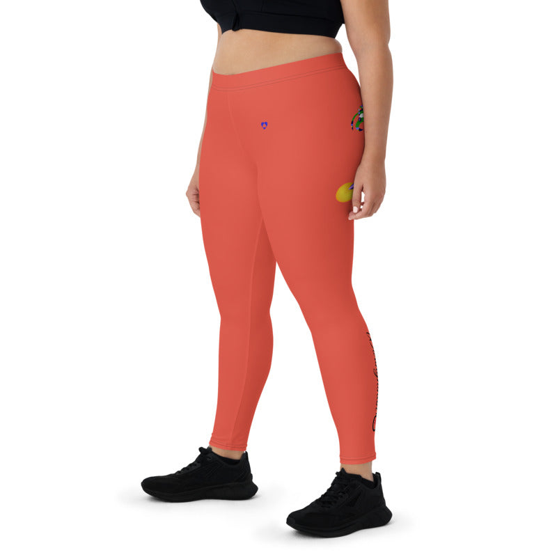 ORANGE RED AQUARIUS LEGGINGS NINAH 2