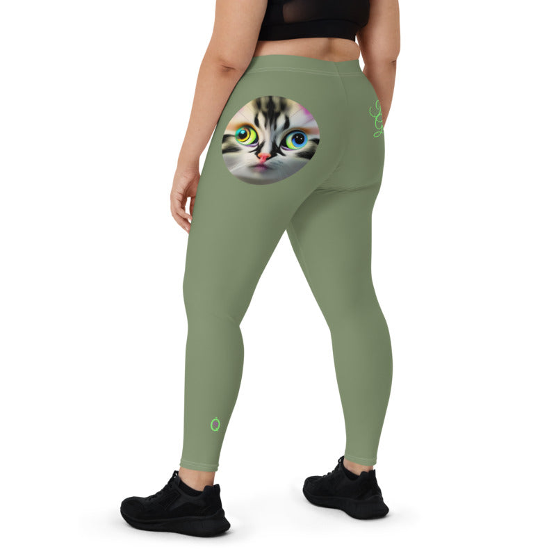 CAMOUFLAGE GREEN AQUARIUS LEGGINGS NINAH 4