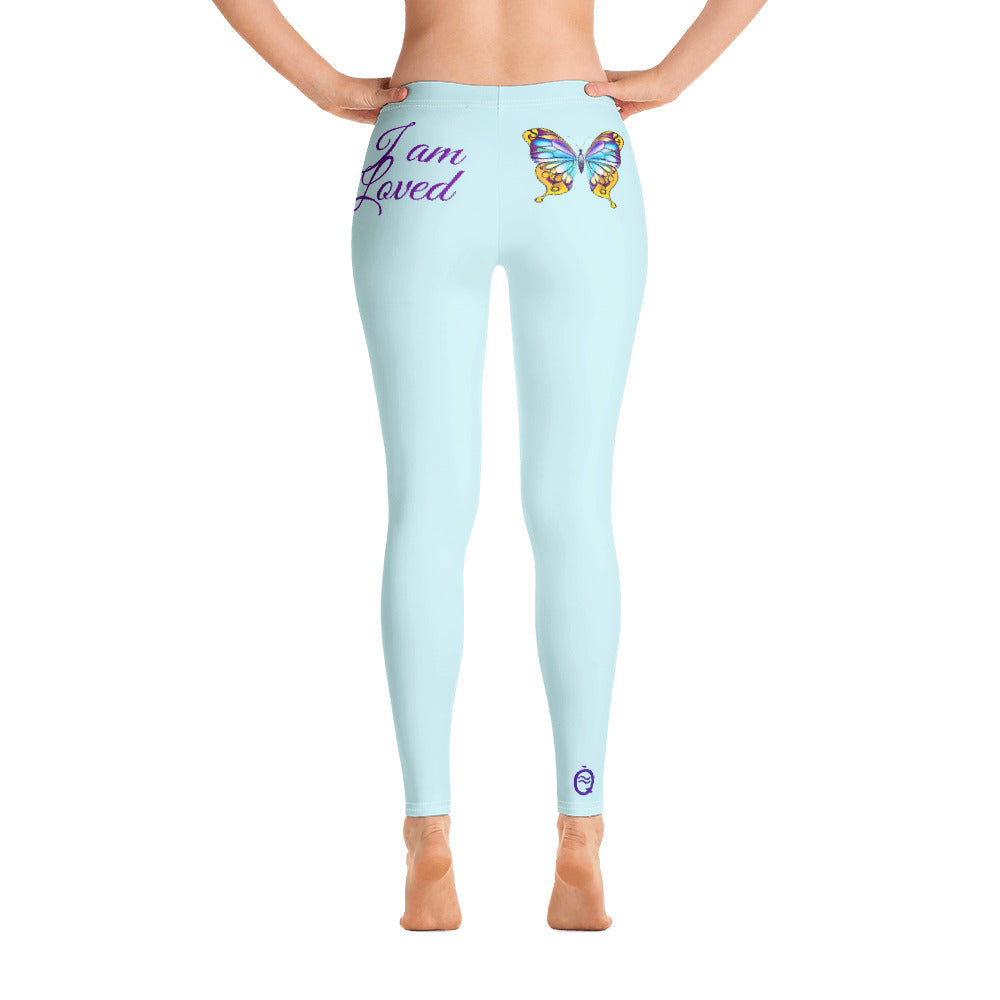 LIGHT CYAN AQUARIUS LEGGINGS NINAH 1