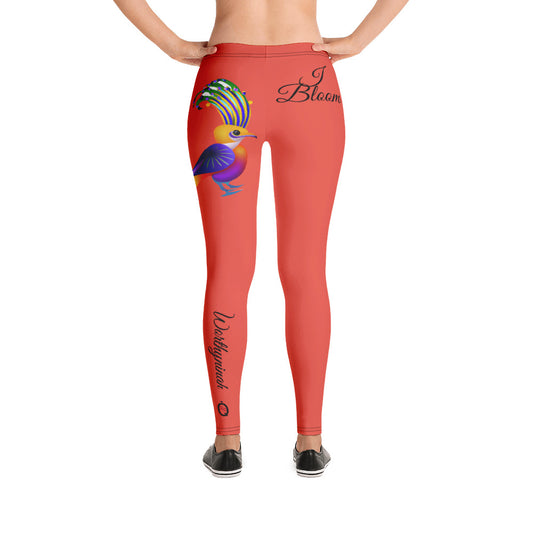 ORANGE RED AQUARIUS LEGGINGS NINAH 2