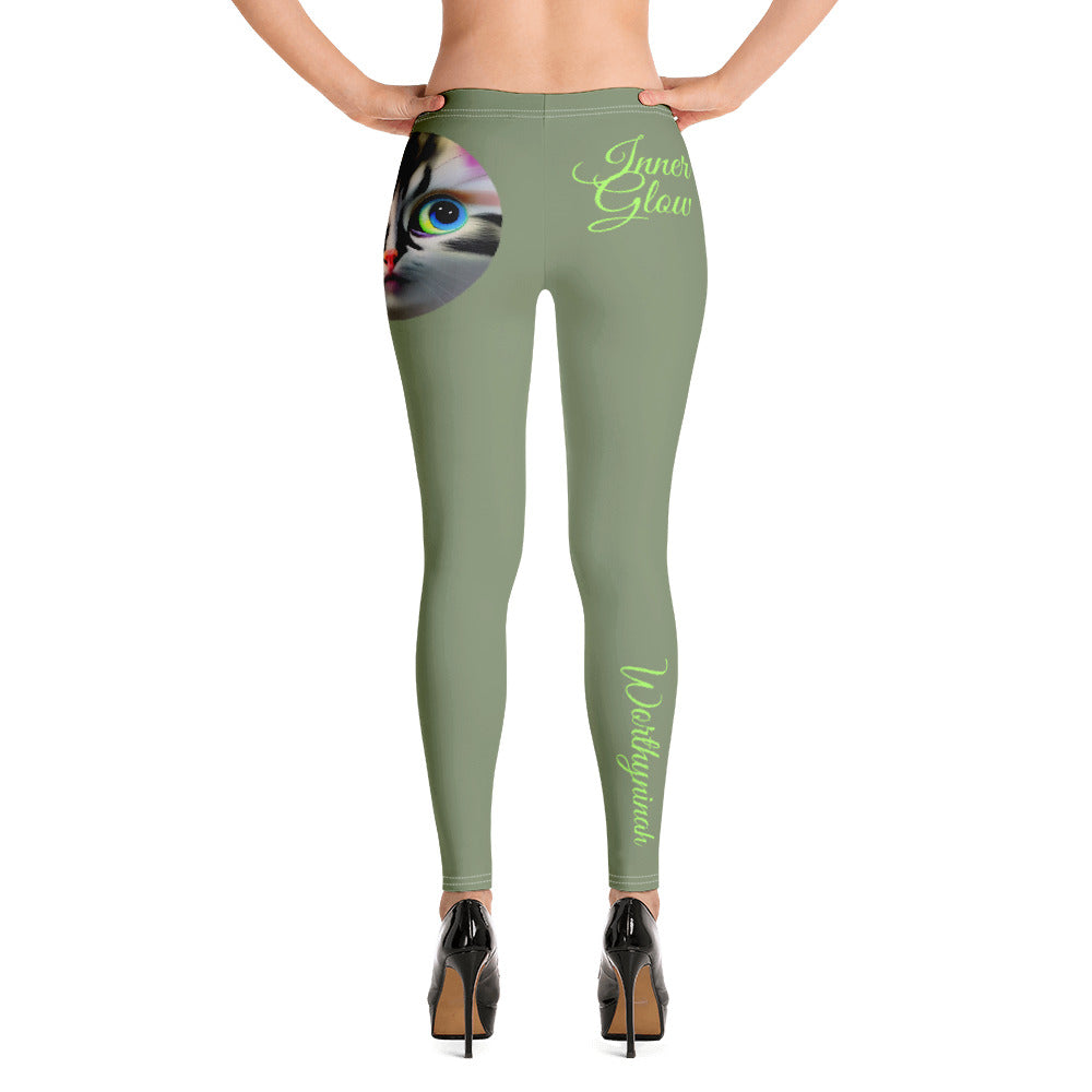 CAMOUFLAGE GREEN AQUARIUS LEGGINGS NINAH 4