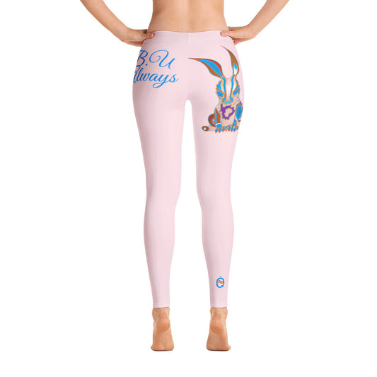 PALE PINK AQUARIUS LEGGINGS NINAH 7