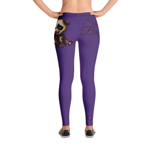 PURPLE ARIES LEGGINGS NINAH 1