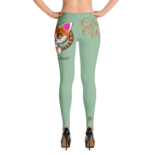 DARK SEA GREEN CANCER LEGGINGS NINAH 1