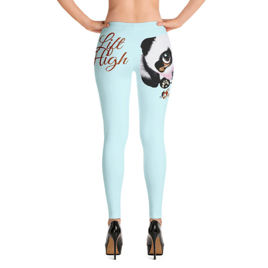 LIGHT CYAN CANCER LEGGINGS NINAH 3