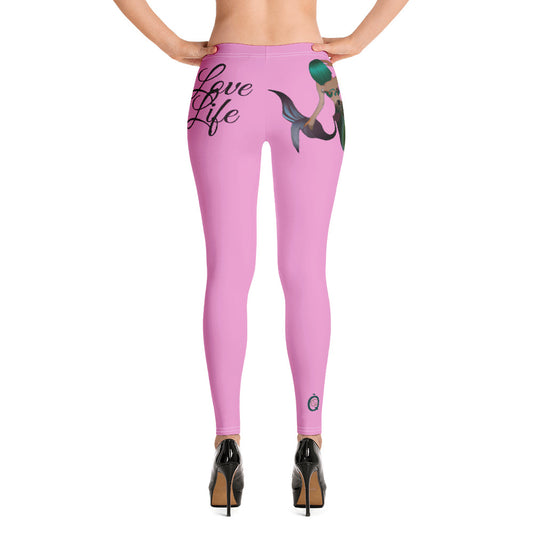 LAVENDER ROSE CANCER LEGGINGS NINAH 5