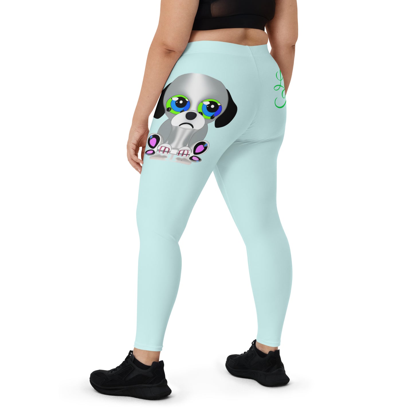 LIGHT CYAN CANCER LEGGINGS NINAH 9