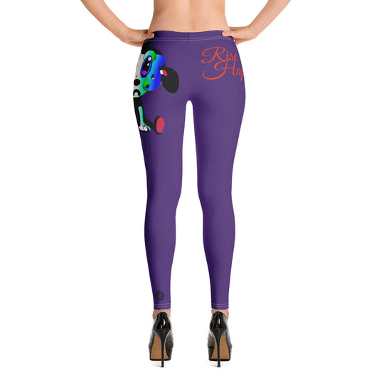 PURPLE CANCER LEGGINGS NINAH 10