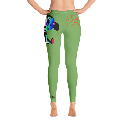 GREEN CANCER LEGGINGS NINAH 10