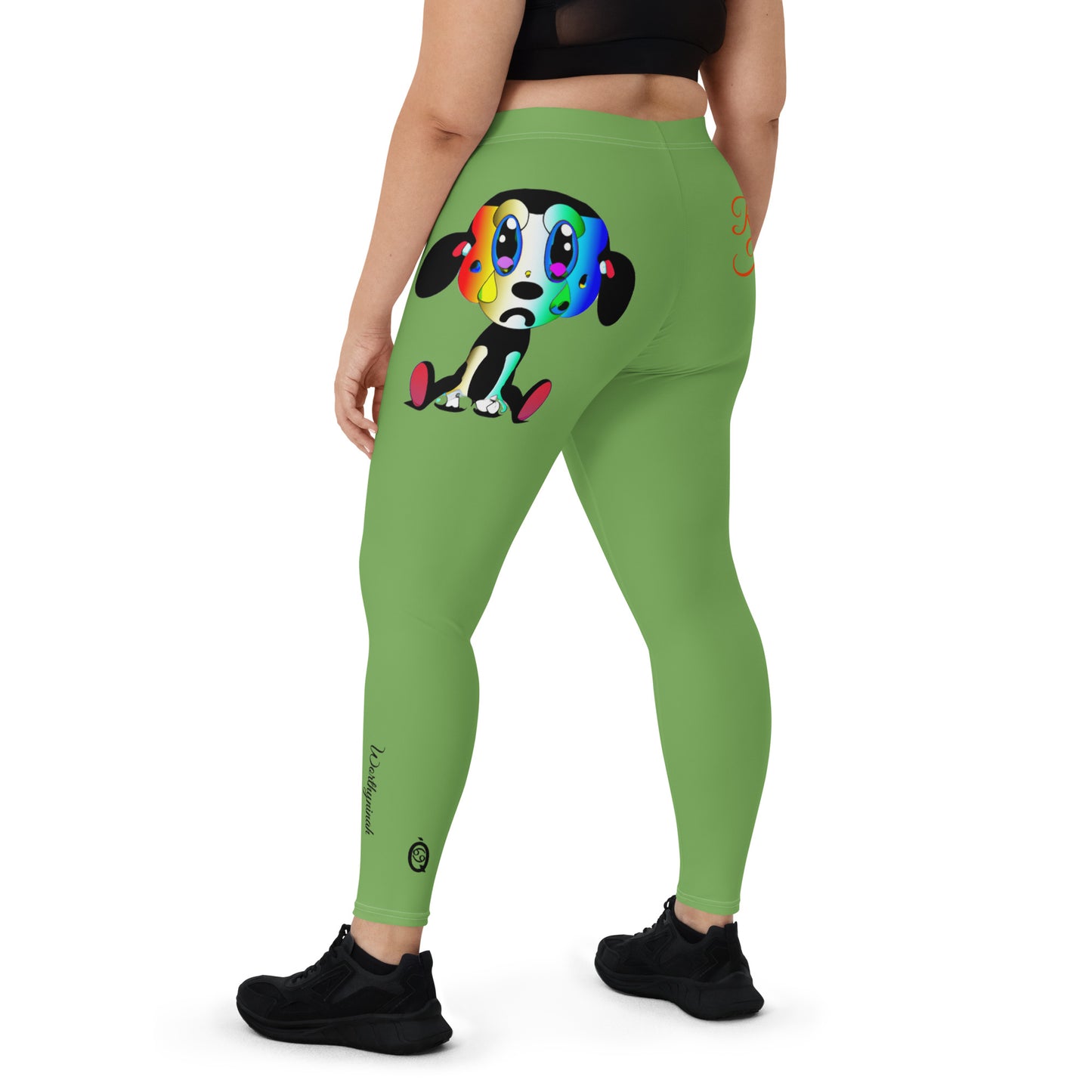 GREEN CANCER LEGGINGS NINAH 10