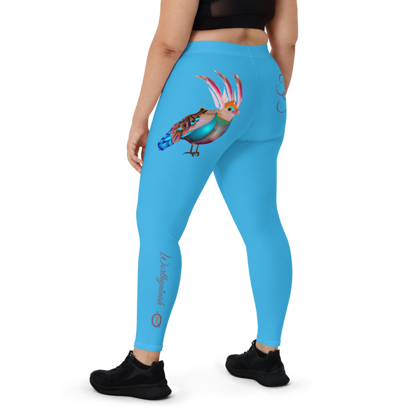 DEEP SKY BLUE GEMINI LEGGINGS NINAH 2