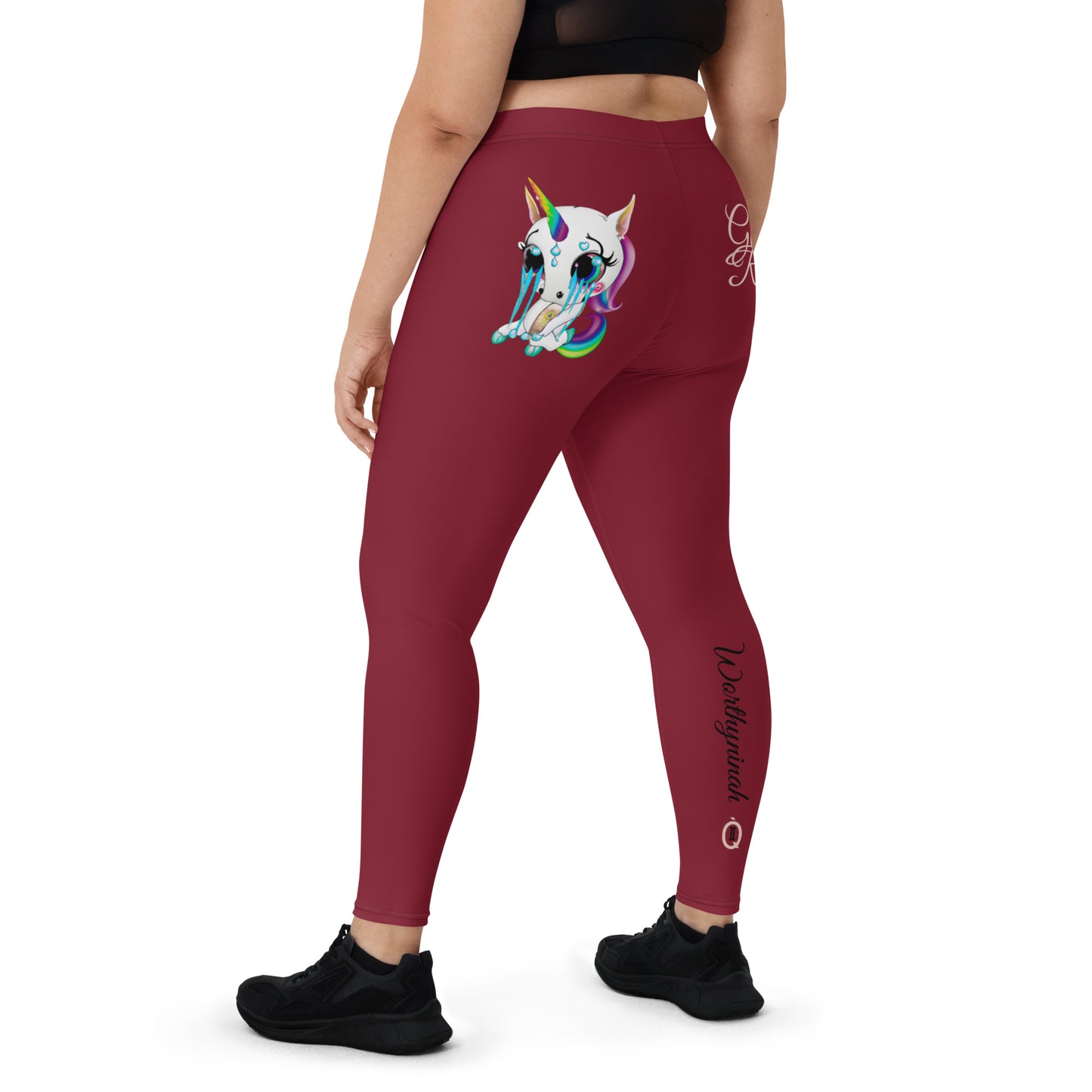 BURGUNDY GEMINI LEGGINGS NINAH 4